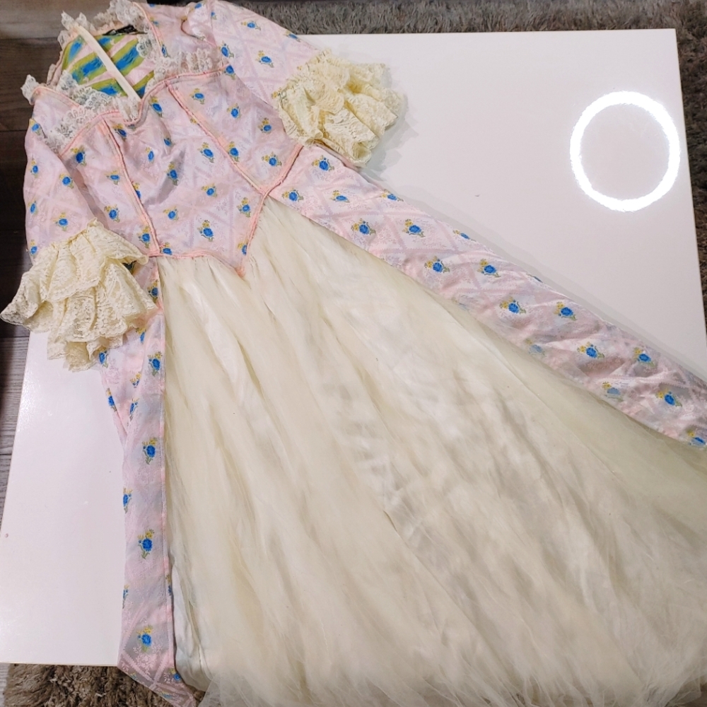 Lip Service Dangerous Liaisons Dress in rare Pink and Cream colorway